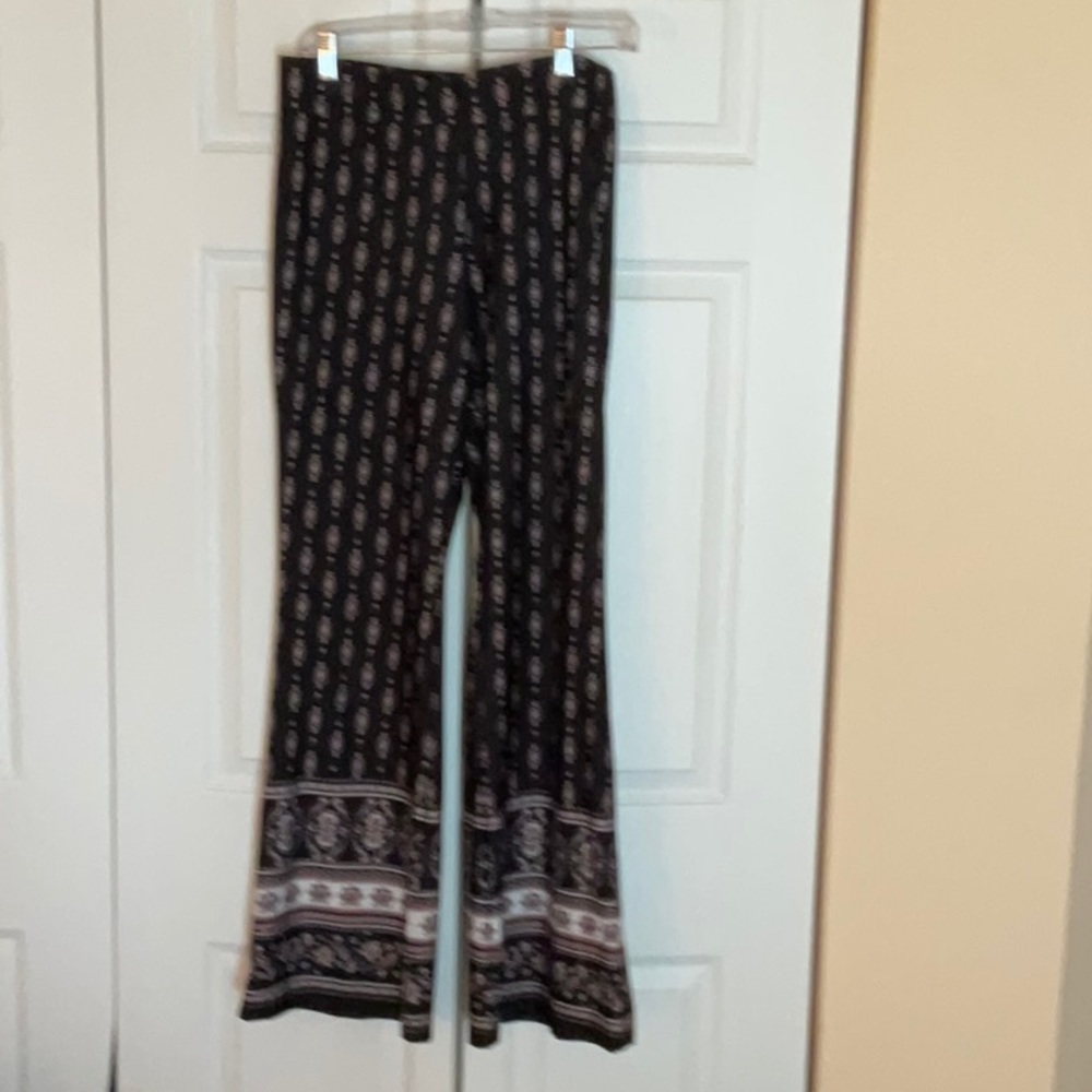 Poly spandex stretch pants